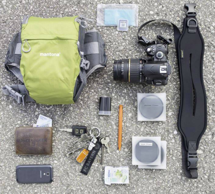 Mantona elementsPro 10 Kameratasche Innenmaß (B x H x T)=150 x 140 x 240 mm