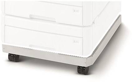 OKI 45889502 MFP Base MC853 MC873 Drucker-Untergestell mit Rollen Weiß