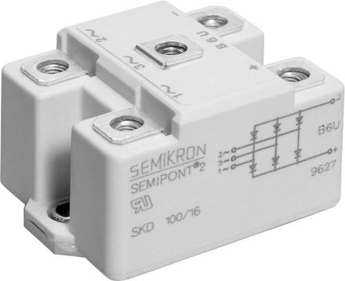 Semikron SKB60/16 Brückengleichrichter G17 1600V 67A Einphasig