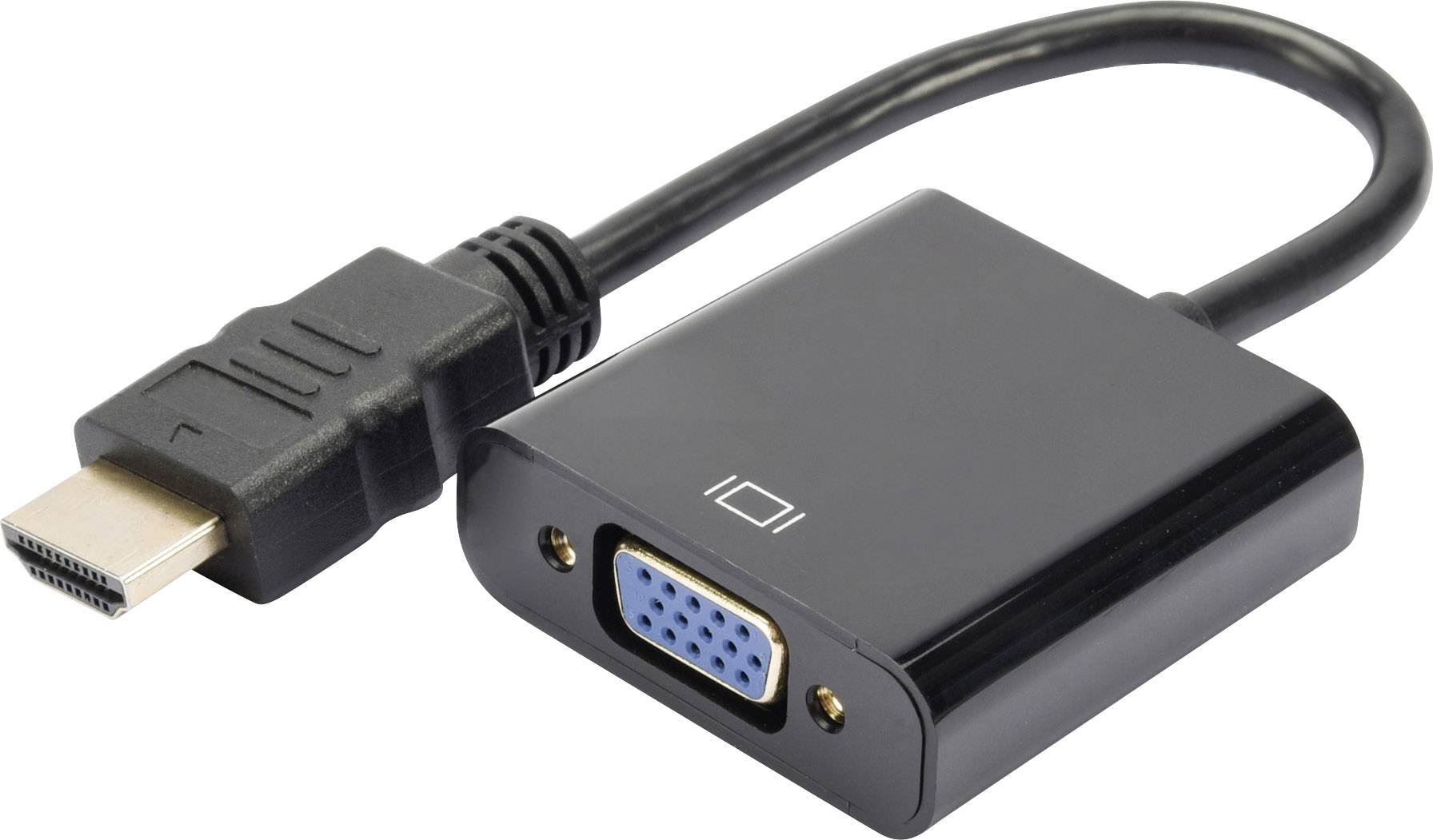 Digitus DA-70463 DVI / DisplayPort / HDMI / Klinke / Mini-DisplayPort / VGA Adapter [1x DVI-Stecker 18+1pol., DVI-Stecker 24+5pol