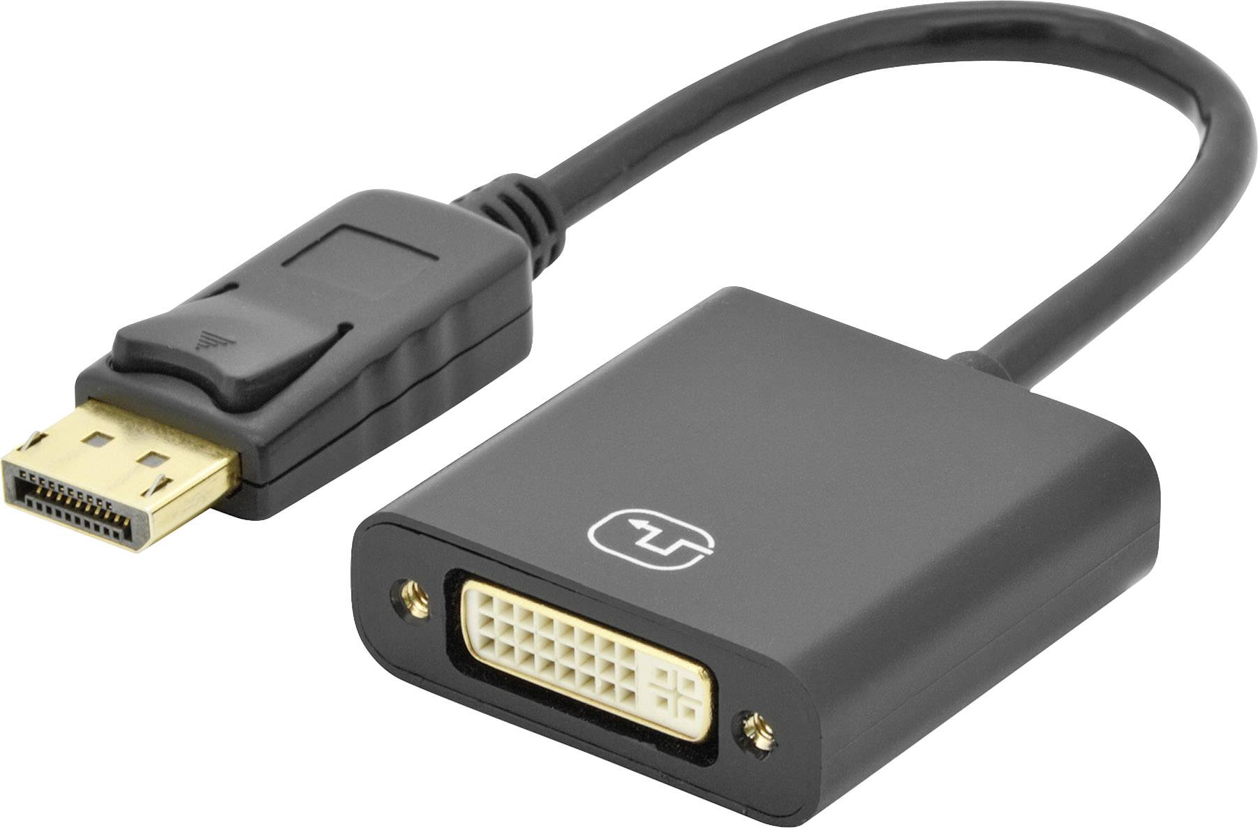Digitus DA-70463 DVI / DisplayPort / HDMI / Klinke / Mini-DisplayPort / VGA Adapter [1x DVI-Stecker 18+1pol., DVI-Stecker 24+5pol