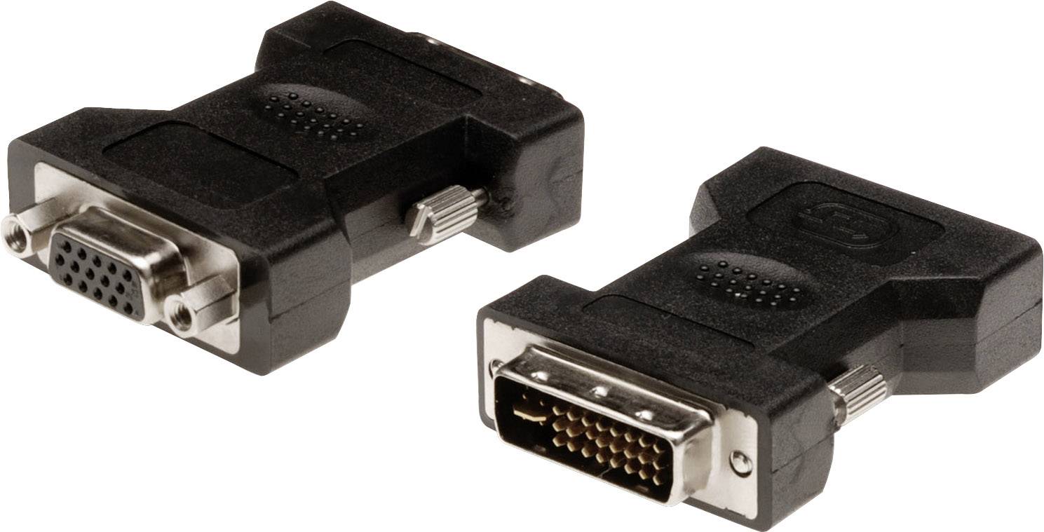 Digitus DA-70463 DVI / DisplayPort / HDMI / Klinke / Mini-DisplayPort / VGA Adapter [1x DVI-Stecker 18+1pol., DVI-Stecker 24+5pol