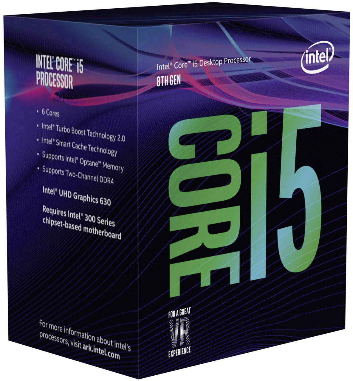 Intel Core i5 8400 - 2.8 GHz - 6 Kerne - 6 Threads - 9 MB Cache-Speicher - LGA1151 Socket