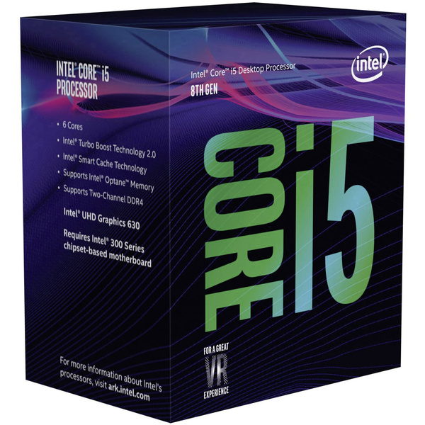 Intel® Core™ i5 i5-8400 6 x 2.8 GHz Hexa Core Processeur (CPU) Boxed Socket: Intel® 1151v2 65 W