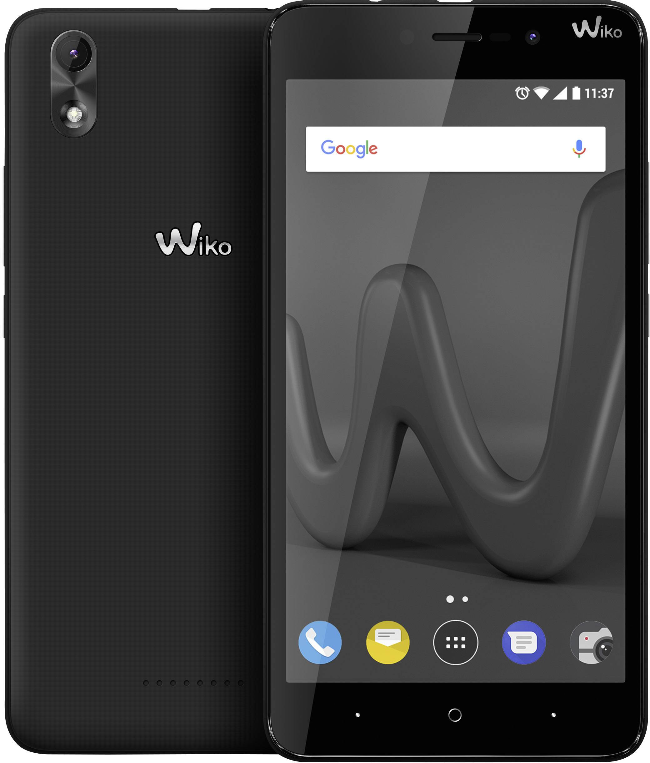 WIKO Lenny 4 Plus Smartphone 16 GB () Schwarz Android™ 7.0 Nougat Dual-SIM