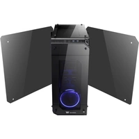 Thermaltake View 71 TG Midi-Tower PC-Gehäuse Schwarz 2 Vorinstallierte LED Lüfter, Seitenfenster, Staubfilter Thermaltake View 71 TG Midi-Tower PC-Gehäuse Schwarz 2 Vorinstallierte LED Lüfter, Seitenfenster, Staubfilter