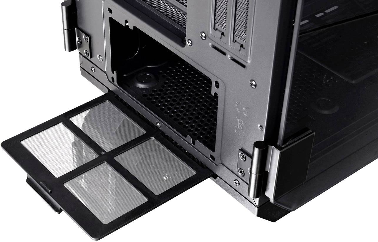 Thermaltake View 71 TG Midi-Tower PC-Gehäuse Schwarz 2 Vorinstallierte LED Lüfter, Seitenfenster, Staubfilter