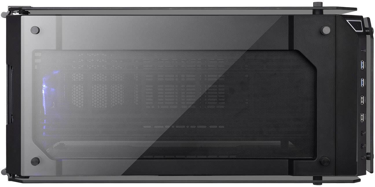 Thermaltake View 71 TG Midi-Tower PC-Gehäuse Schwarz 2 Vorinstallierte LED Lüfter, Seitenfenster, Staubfilter