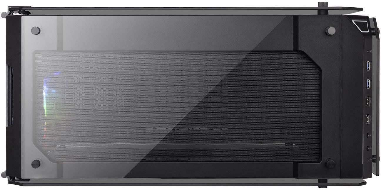 Thermaltake View 71 TG Midi-Tower PC-Gehäuse Schwarz 2 vorinstallierte Lüfter, Seitenfenster, Staubfilter