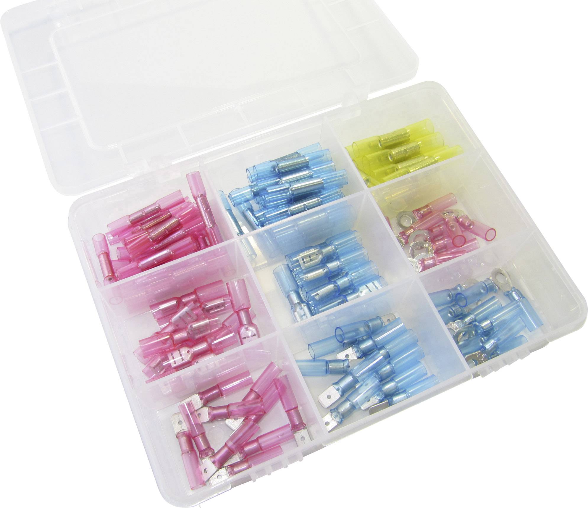 WKK 60521 Quetschverbinder-Sortiment 0.50mm² 6mm² Rot, Blau, Gelb 1 Set