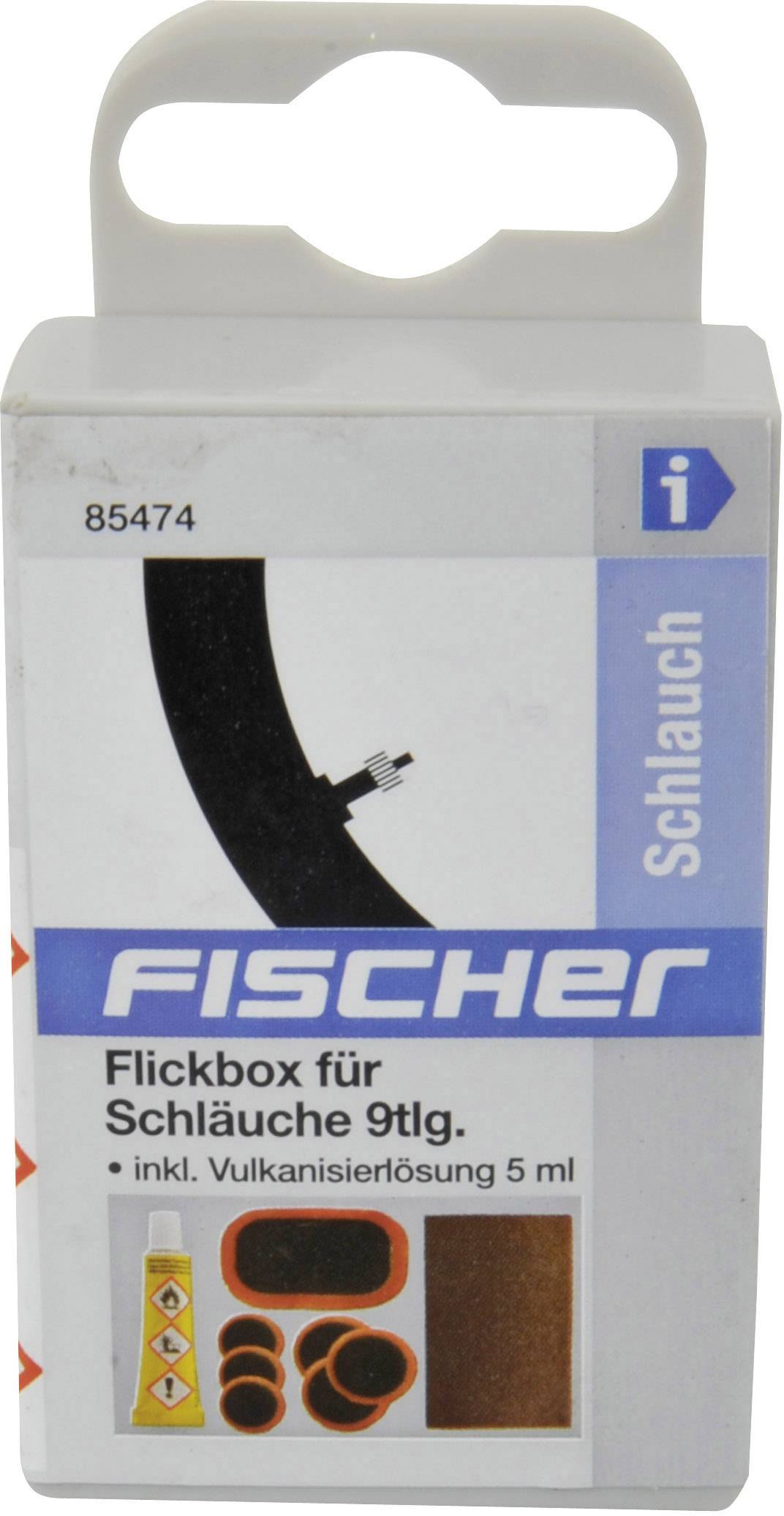 FISCHER FAHRRAD 85474 Reifen-Pannen Set Freizeit (B x H x T) 4.8 x 9.7 x 2 cm 1 St.
