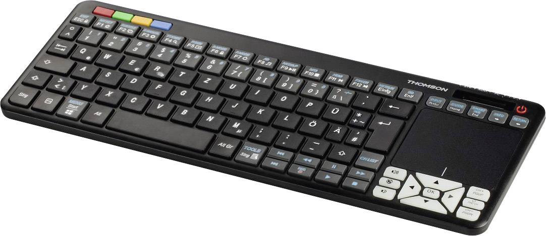 Thomson ROC3506 4in1-Universal-Smart-TV-Fernbedienung für Samsung, STB, Audio, PC Samsung Fernbedienung Schwarz