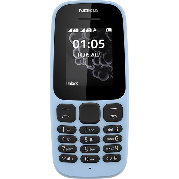 Nokia 105 (2017) Dual-SIM-Handy Blau