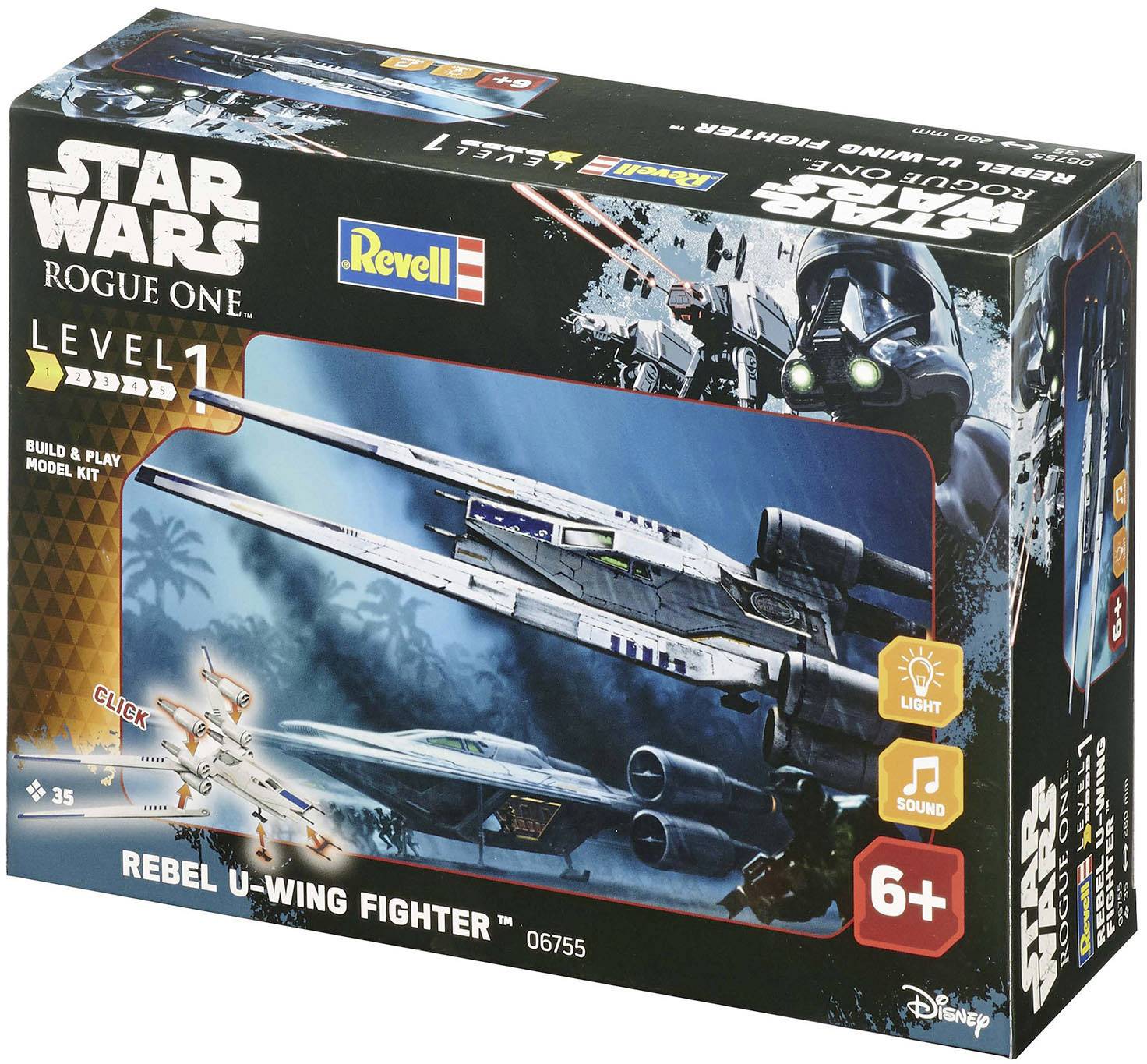Revell 06755 Star Wars U-Wing Fighter Science Fiction Bausatz 1:100