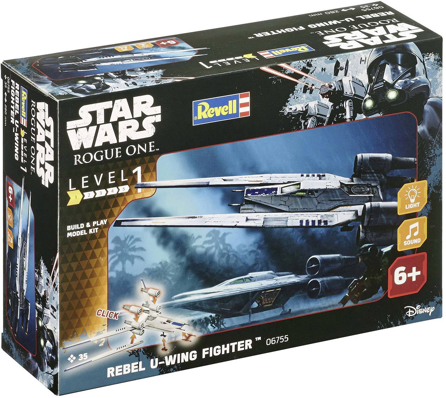 Revell 06755 Star Wars U-Wing Fighter Science Fiction Bausatz 1:100