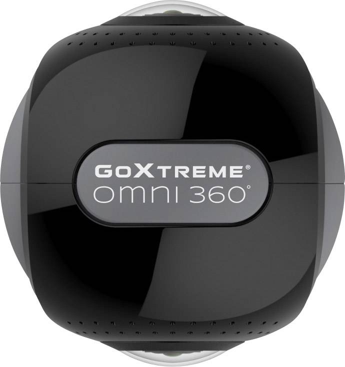 GoXtreme 360° Android 360 Grad Panorama-Kamera Schwarz, Grau Gehäuse (Body), inkl. Tasche 360°