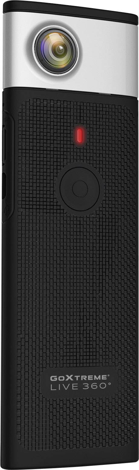 GoXtreme Live 360° 360 Grad Panorama-Kamera Schwarz/Silber 360°, WiFi