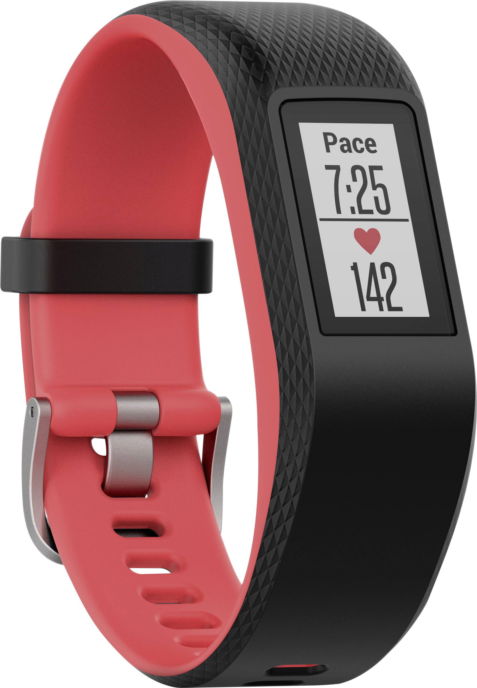 Garmin Vivosport Fitness-Tracker S Schwarz, Rot