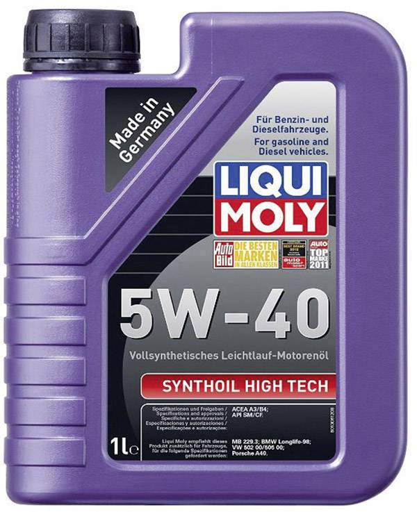 Liqui Moly SYNTHOIL HIGH TECH 5W-40 1306 Motoröl 1l