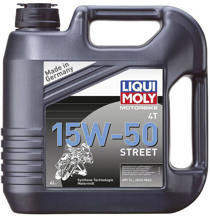 Liqui Moly MOTORBIKE 4T 15W-50 STREET 1689 Motoröl 4 l