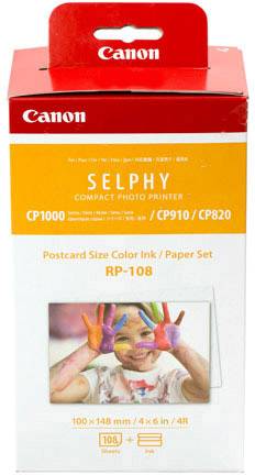 Canon Selphy Photo Pack RP-108 8568B001 Fotodrucker Kassette (Tinte/Papier) 108 Blatt
