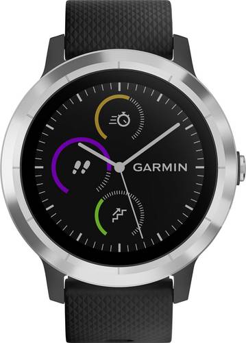 Garmin vivoactive 3 black M/L Smartwatch L Schwarz
