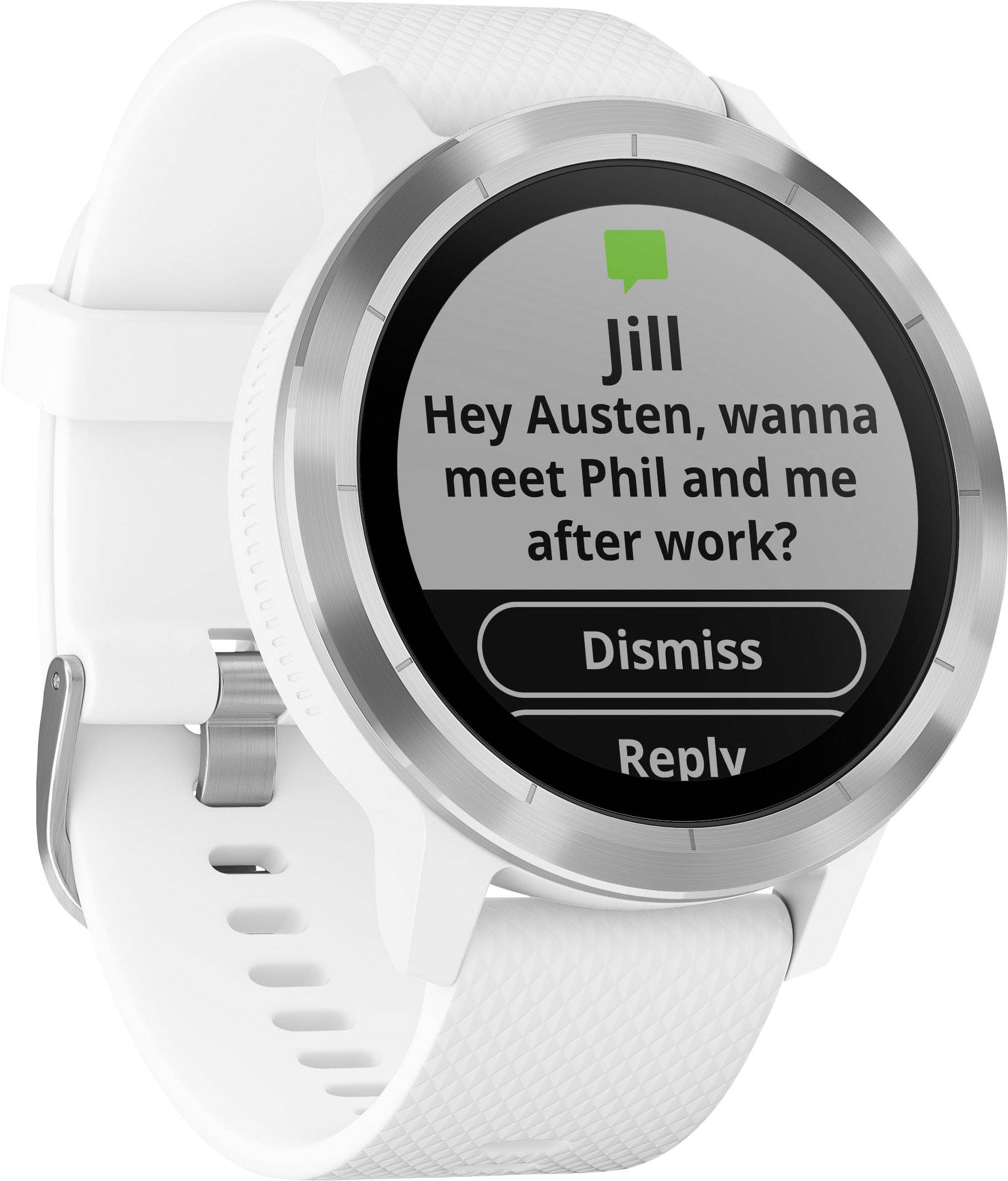 Garmin Vivoactive 3 Smartwatch   L Weiß