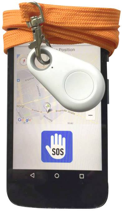 pe-SOS pe-SOS Outdoor Sicherheitsknopf für Smartphones LITE Notfallknopf