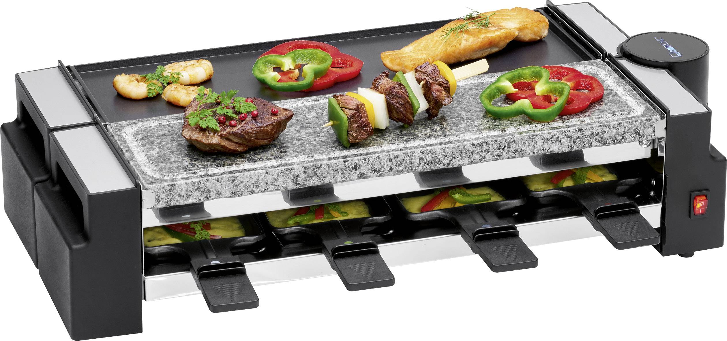 Clatronic RG 3678 Raclette Schwarz