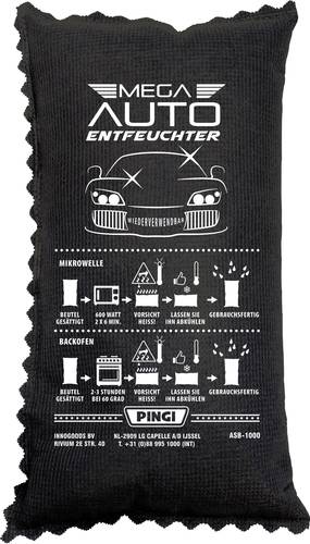 Luftentfeuchter (L x B x H) 5 x 15 x 27cm Carbon für alle Auto's, Wohnwagen, Camper etc. geei