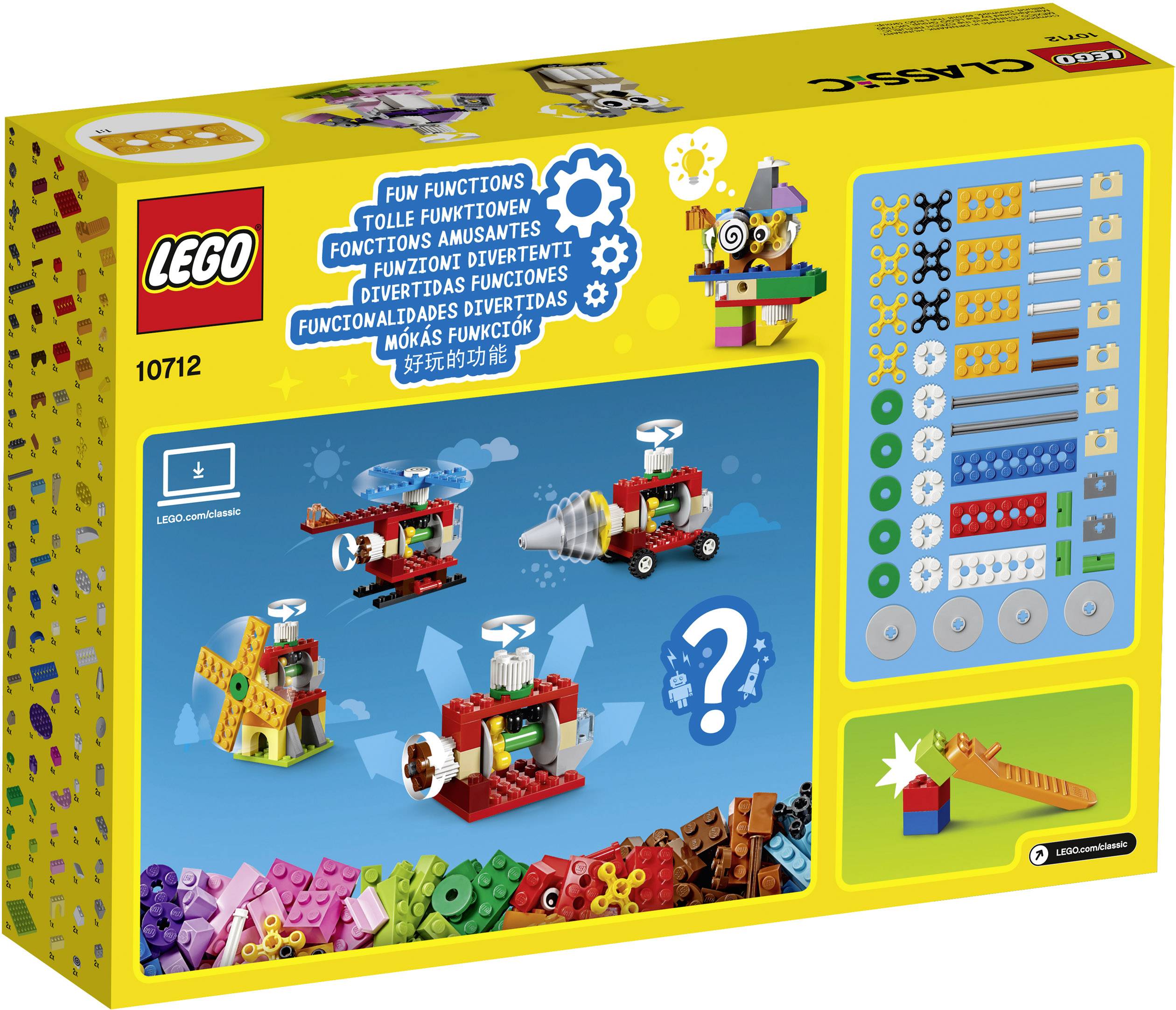 LEGO® CLASSIC 10712 Bausteine-Set - Zahnräder