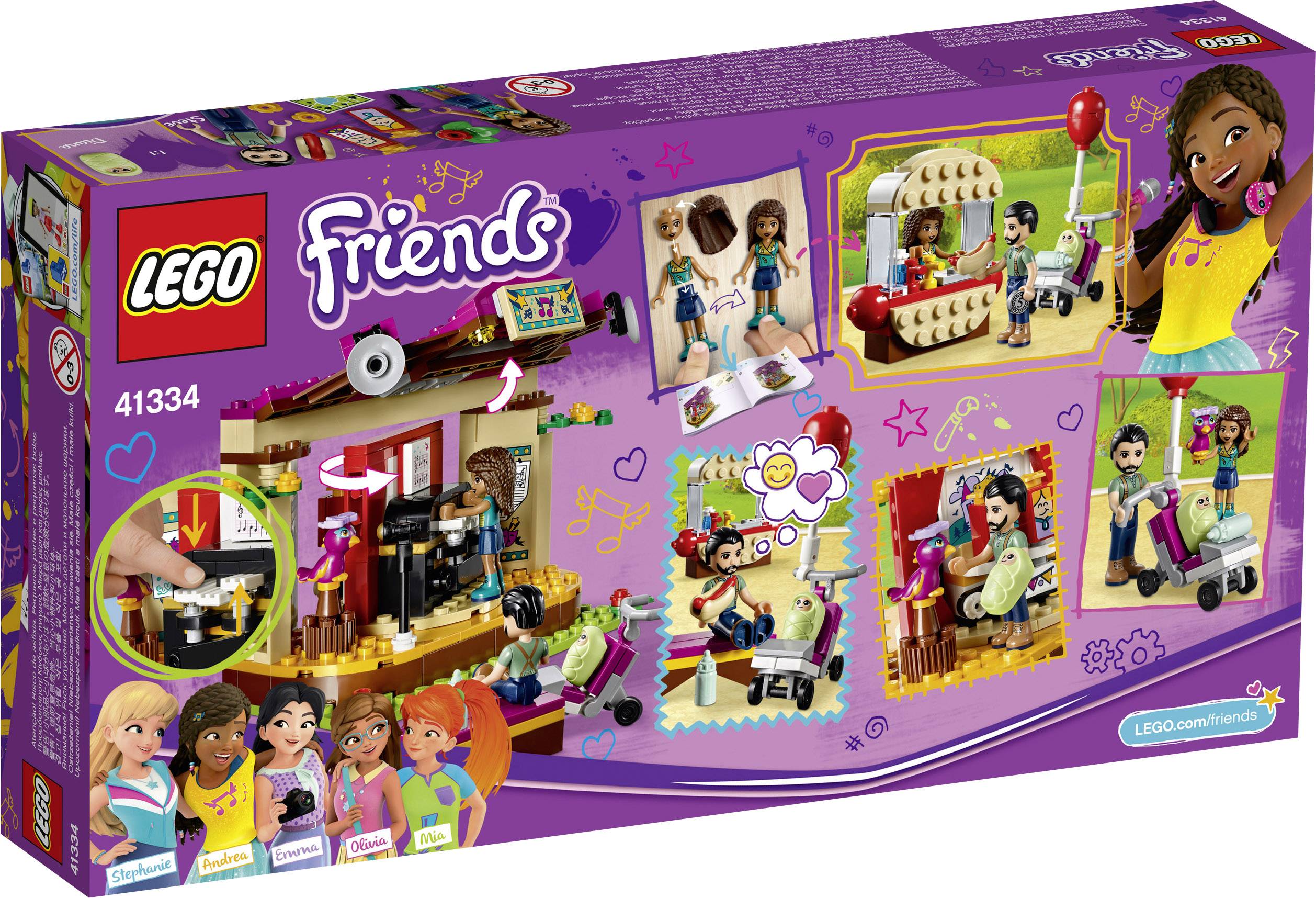 41334 LEGO® FRIENDS Andreas Bühne im Park