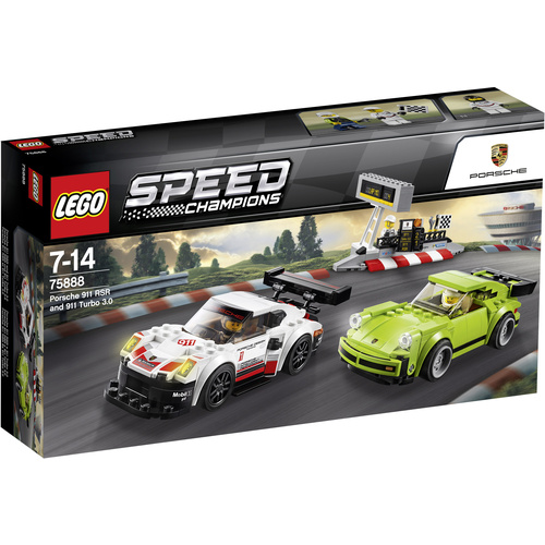 75888 LEGO® SPEED CHAMPIONS Porsche 911 RSR und 911 Turbo 3.0