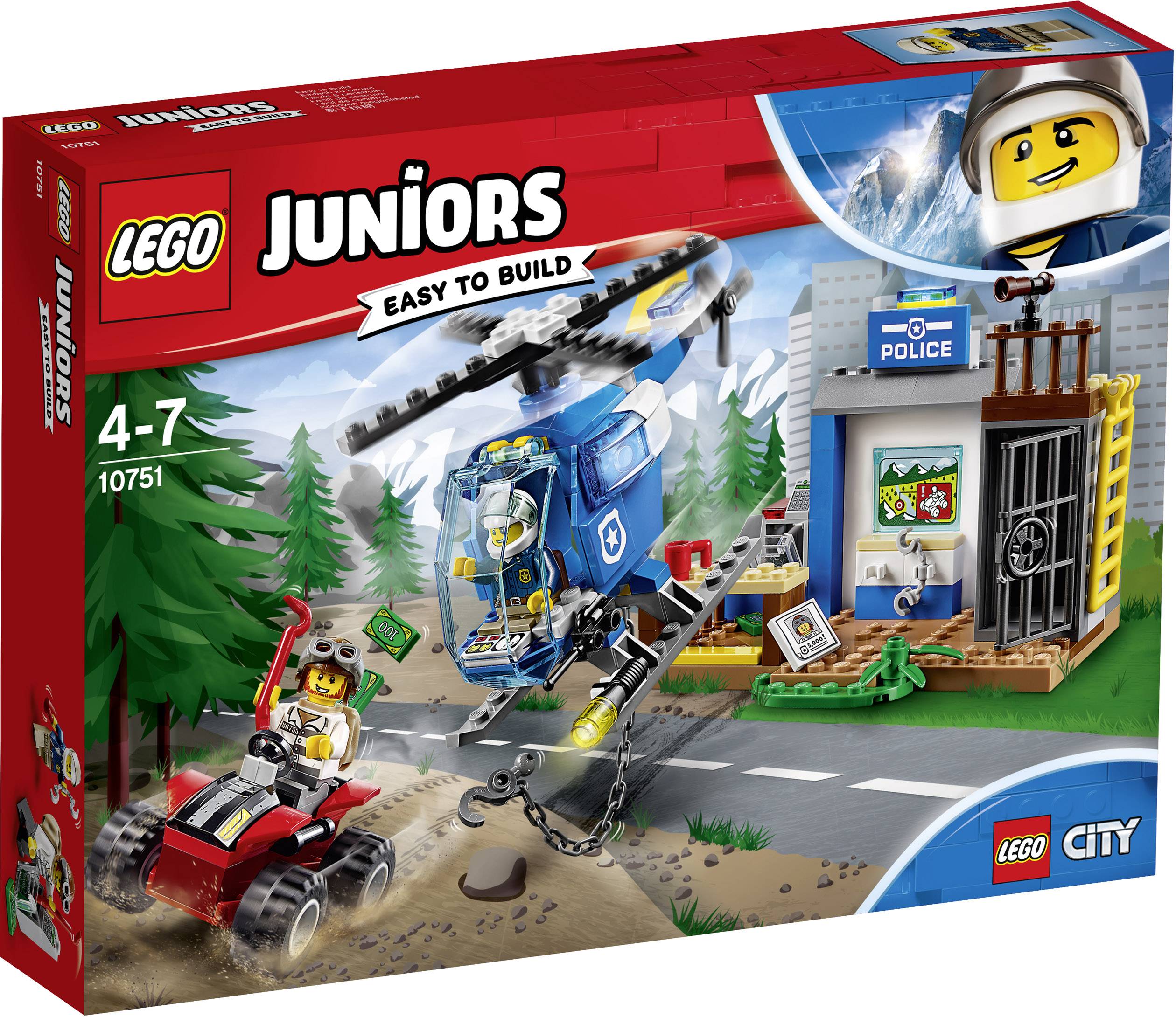 10751 LEGO® JUNIORS Gebirgspolizei auf Verfolgungsjagd