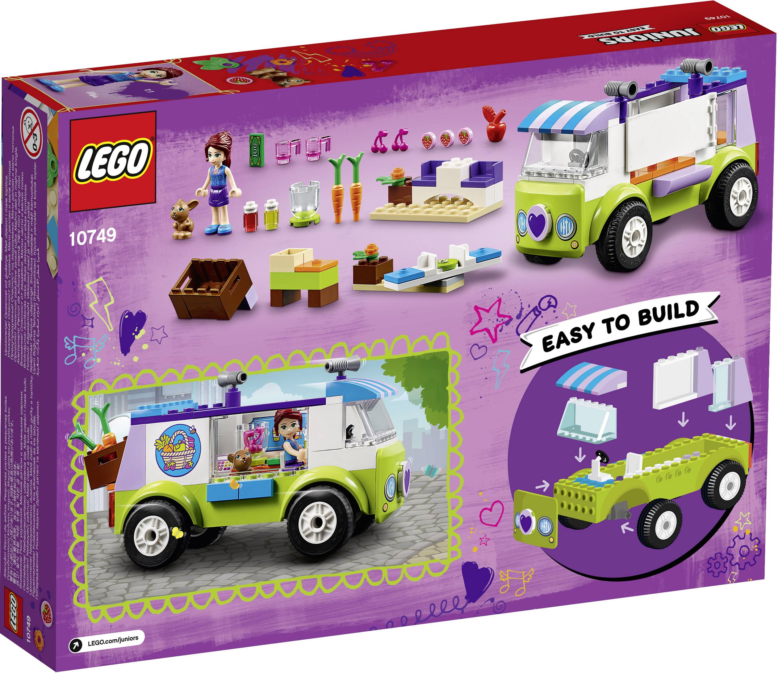 10749 LEGO® JUNIORS Mias Bio Foodtruck