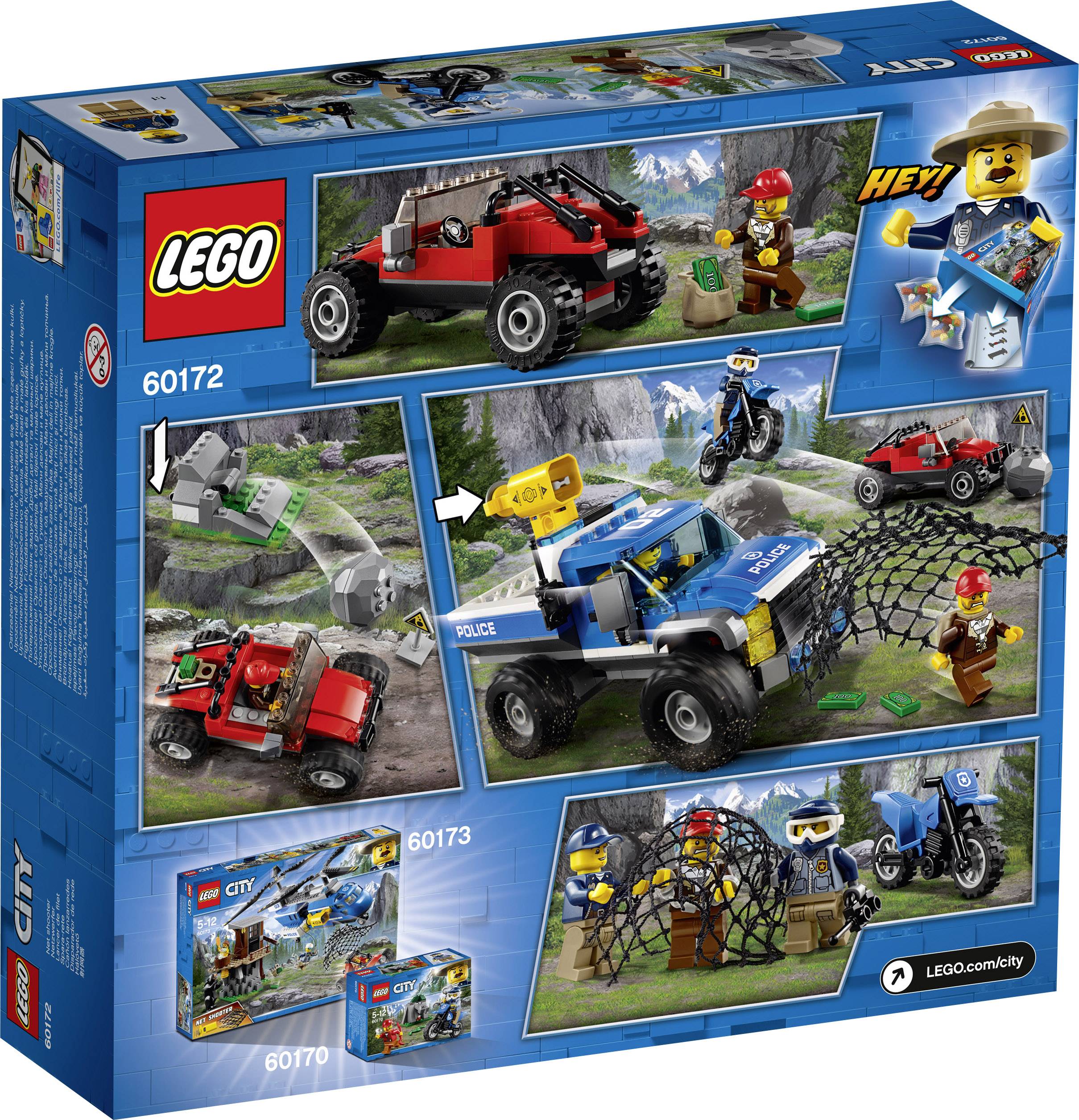 60172 LEGO® CITY Verfolgungsjagd auf Schotterpisten