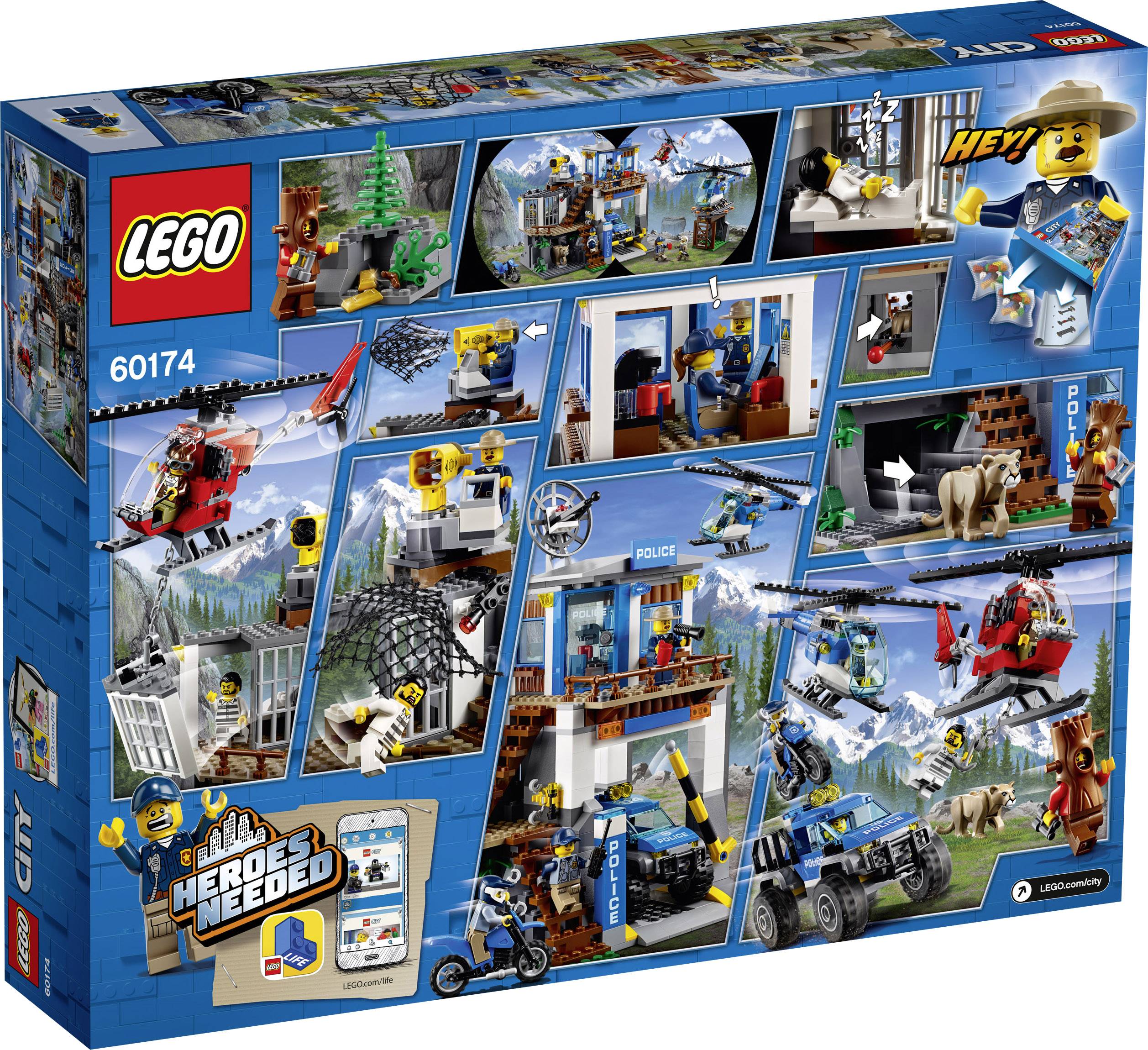 LEGO® City 60174 Hauptquartier Gebirgsp.
