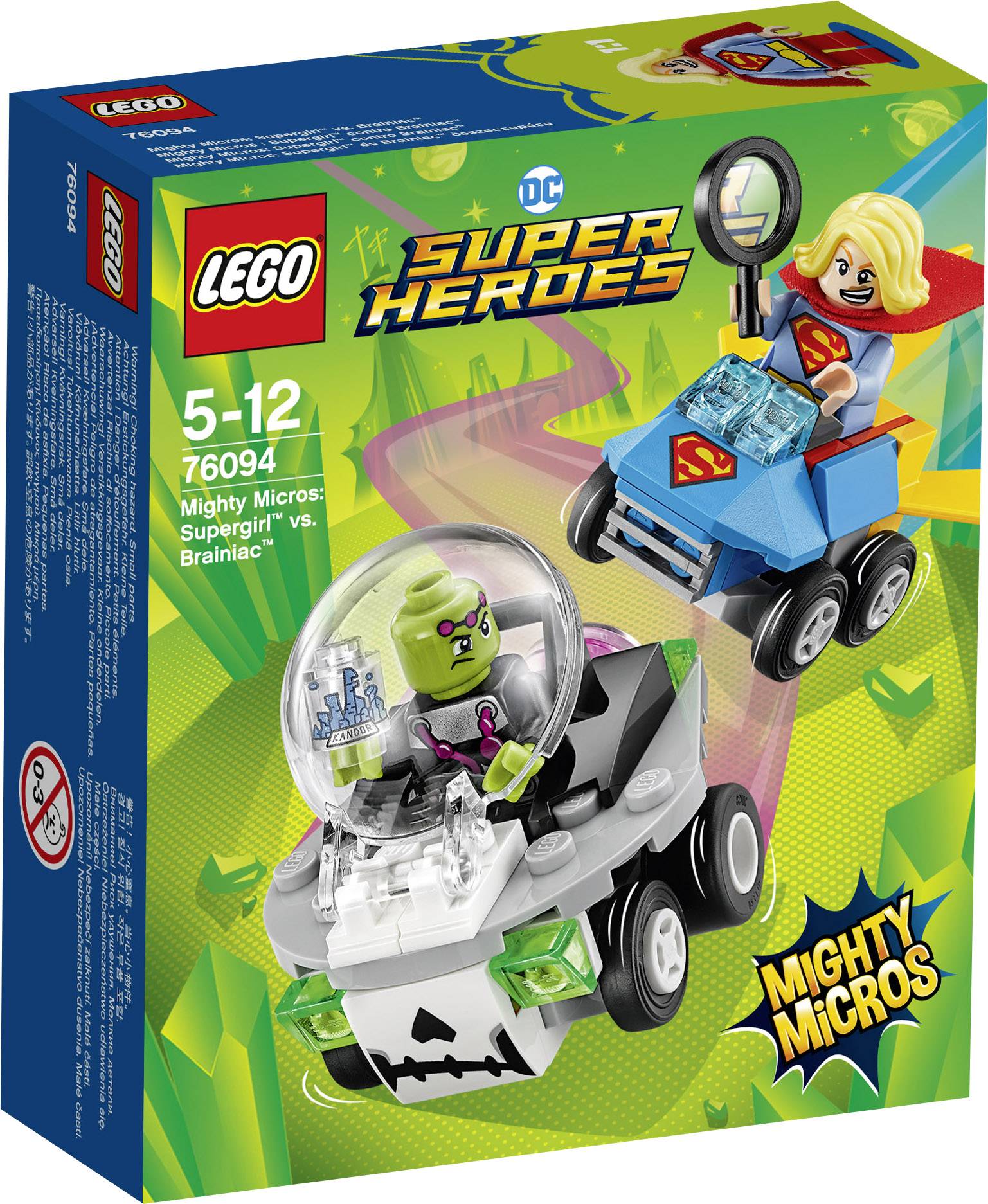 76094 LEGO® DC COMICS SUPER HEROES Mighty Micros: Supergirl™ vs. Brainiac™