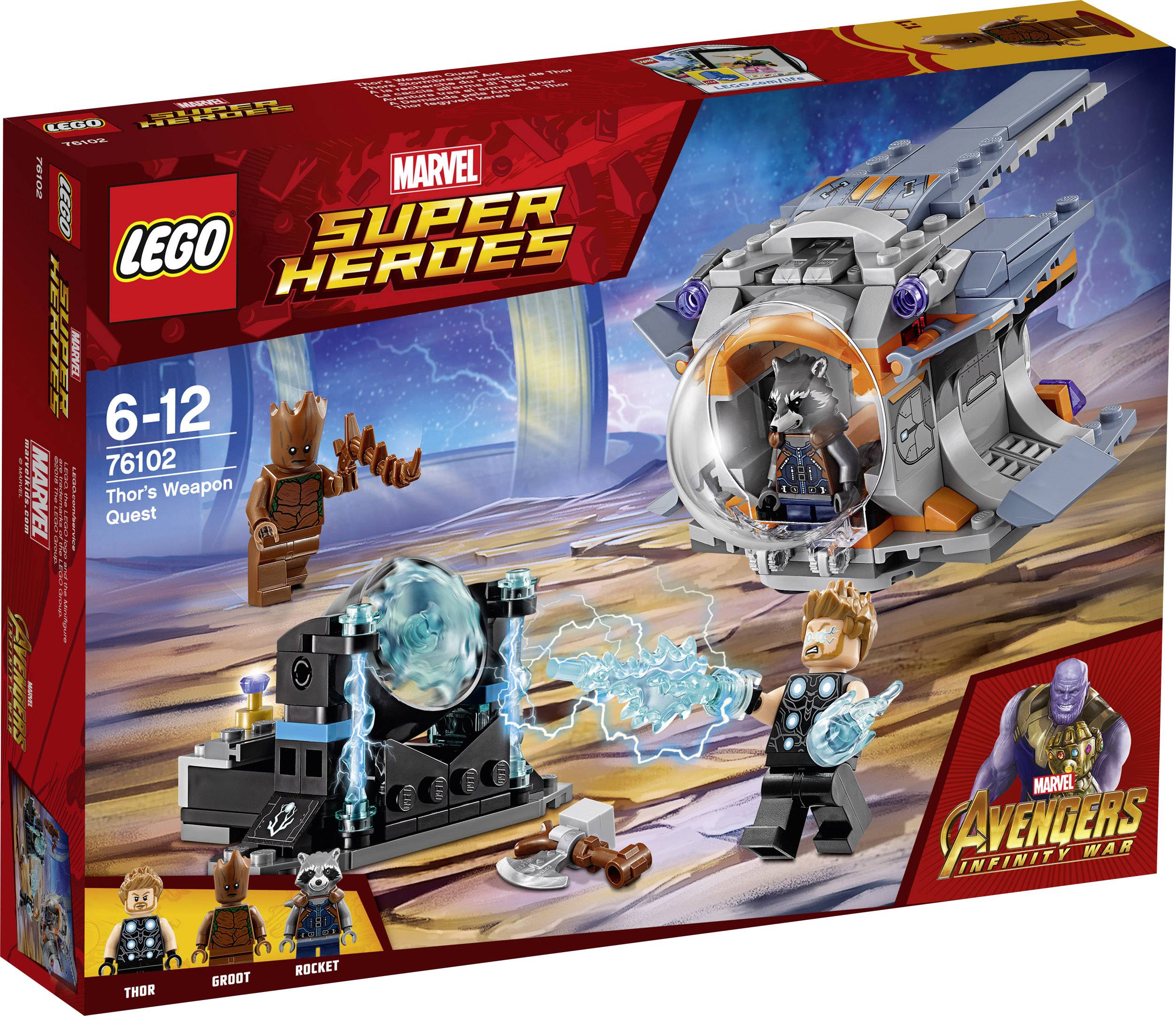 76102 LEGO® MARVEL SUPER HEROES Thors Stormbreaker Axt
