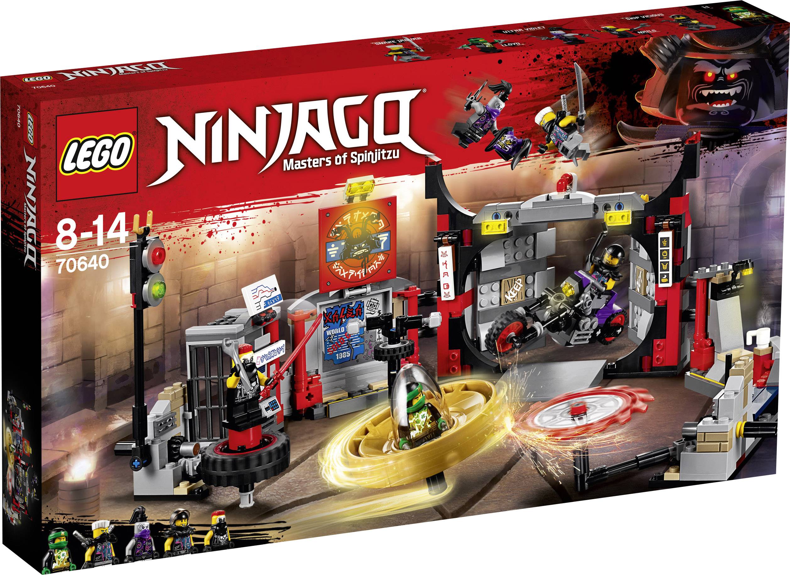 LEGO® NINJAGO 70640 Hauptq. d. Motorrad