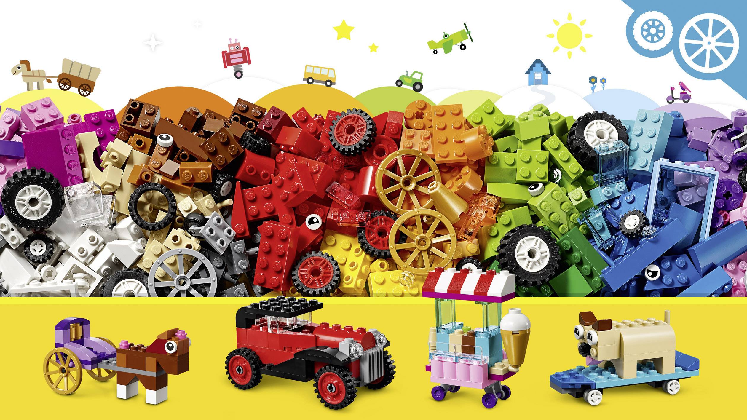 10715 LEGO® CLASSIC Kreativ-Bauset Fahrzeuge