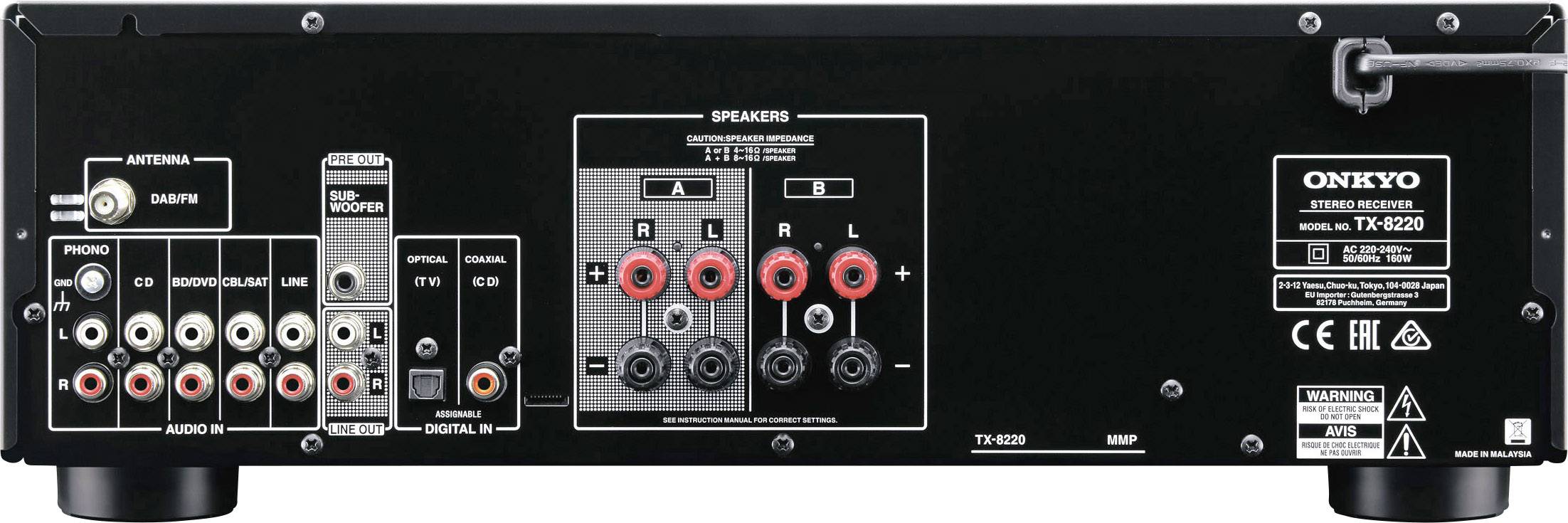 Onkyo TX-8220-B 1500513, 1x -04573211153163