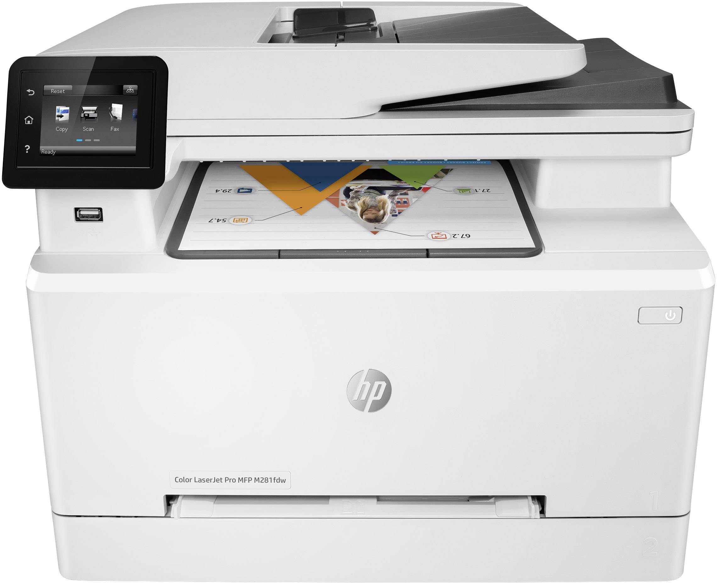 HP Color LaserJet Pro MFP M281fdw Farblaser-Multifunktionsdrucker A4  Drucker, Scanner, Kopierer,