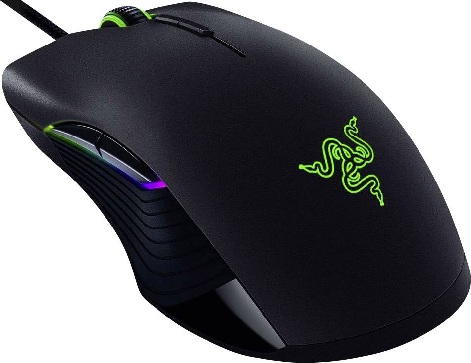 Razer Lancehead Tournament Edition Gaming-Maus USB Optisch Schwarz 9 16000 dpi Beleuchtet, Integrierter Profilspeicher