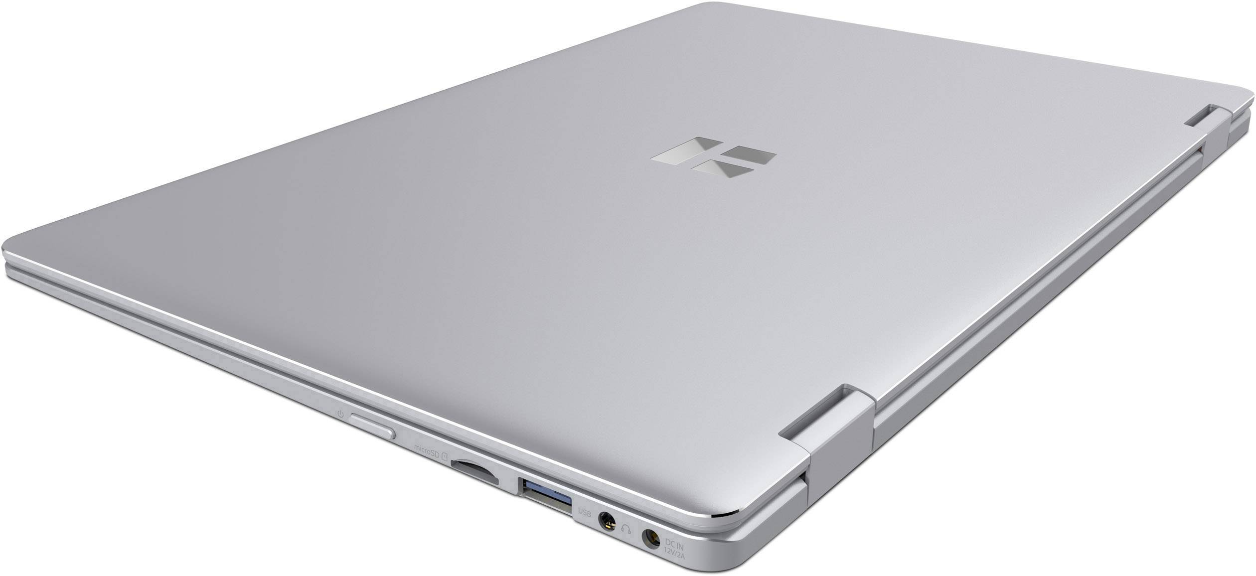 TrekStor® Notebook  29.5 cm (11.6 Zoll)  Full-HD+ Intel® Celeron® N3350 4 GB RAM  64 GB SSD Intel HD Graphics 500  Titanium, Grau  38243