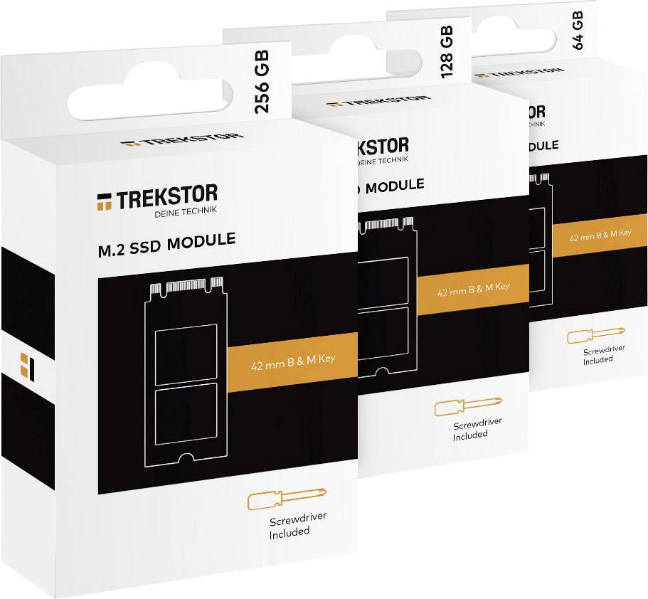 TrekStor® SSD M.2 Upgrade Modul 128GB TrekStor® Primebook C11 WiFi, Primebook C13 WiFi, PrimeTab T13B-PO , PrimeT