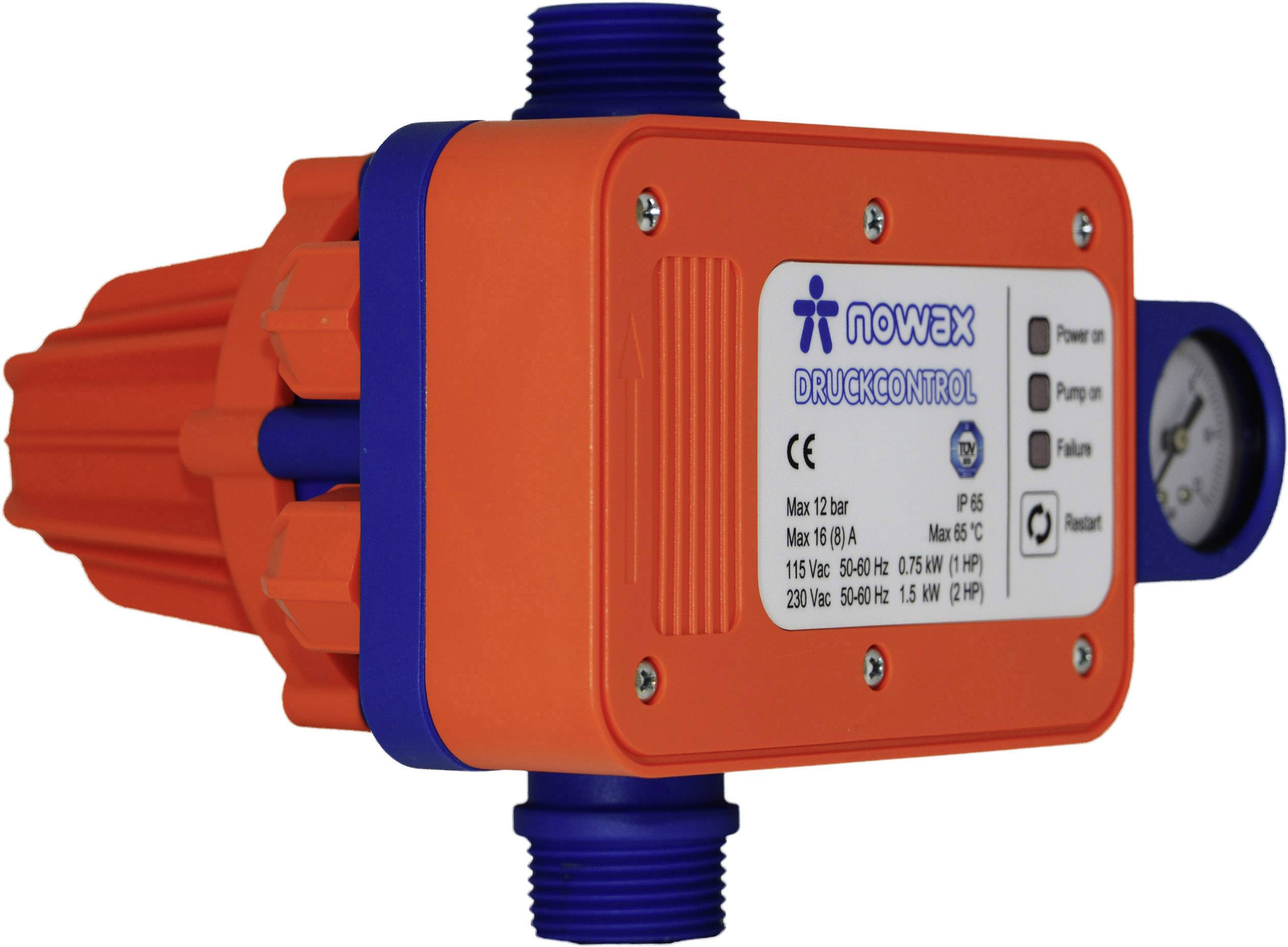 Nowax Wasser-Druckschalter 10 bar (max) 230V