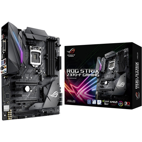 Asus Rog Strix Z370-F Gaming Mainboard Sockel (PC) Intel® 1151v2 Formfaktor (Details) ATX Mainboard-Chipsatz Intel® Z370