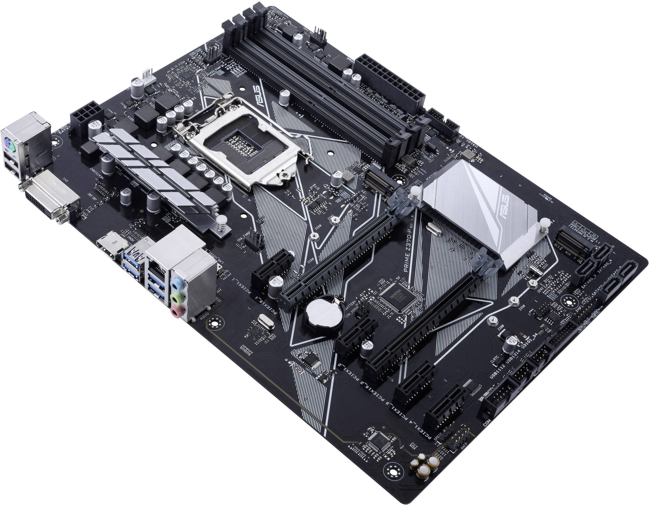 Asus Prime Z370-P Mainboard Sockel (PC) Intel® 1151v2 Formfaktor (Details) ATX Mainboard-Chipsatz Intel® Z370