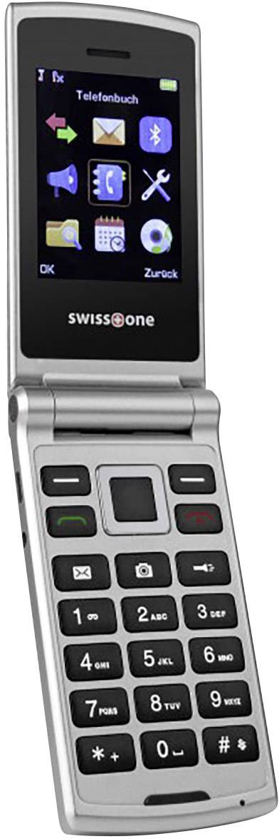 Swisstone SC700 Klapp-Handy Silber